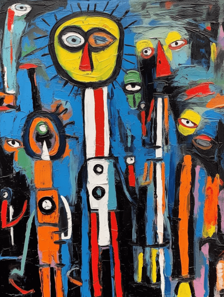 Cobra 75 celebration. Tribute to Cobra collection. Ai generated art.