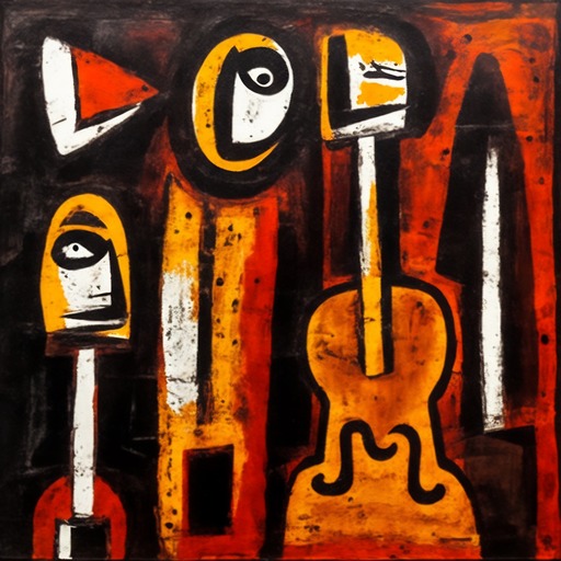 Oratorio in Ocre. AI generated art from the Musica Maestro collection by Bernardus Muller